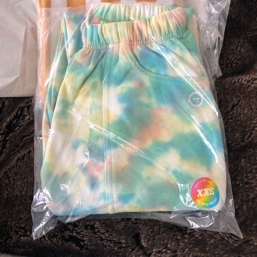 ❌SOLD❌BIG BUD PRESS TIE DYE SWEATPANTS